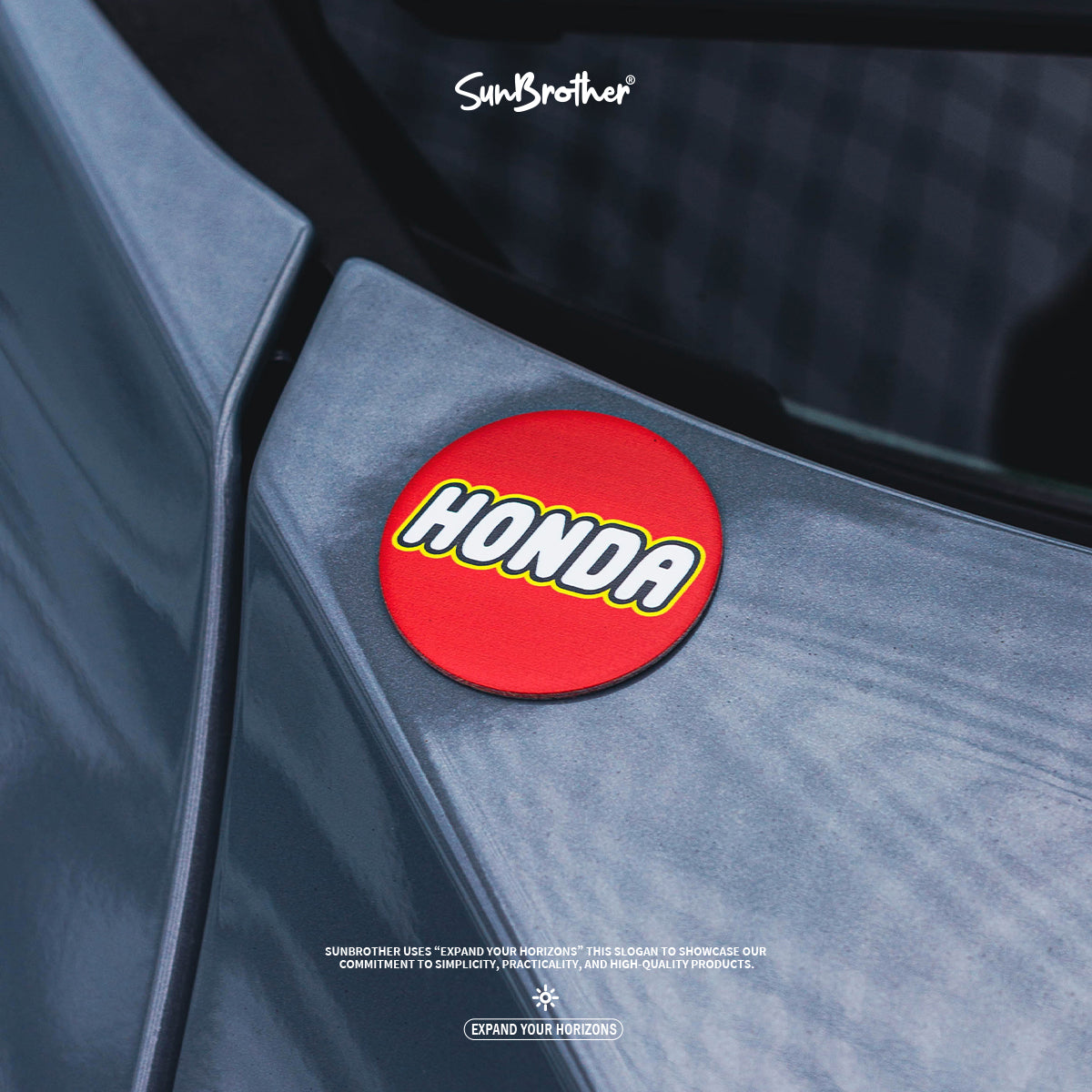 HONDA/TOY/圓形/鋁牌飾貼 SunBrother孫氏兄弟