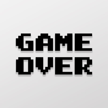 GAME OVER/車貼、貼紙 SunBrother孫氏兄弟