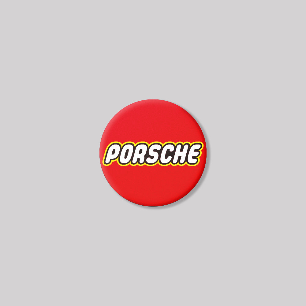 PORSCHE/TOY/圓形/鋁牌飾貼 SunBrother孫氏兄弟